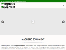 Tablet Screenshot of magnetic-equipment.com